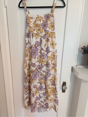Ripe Maternity Floral Maya Tie Back Dress